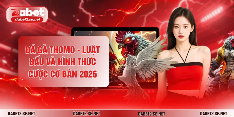 Đá Gà Thomo - Luật Đấu Và Hình Thức Cược Cơ Bản 2026
