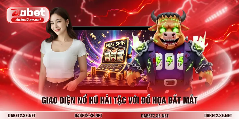 Giao diện nổ hũ Hải Tặc với đồ họa bắt mắt