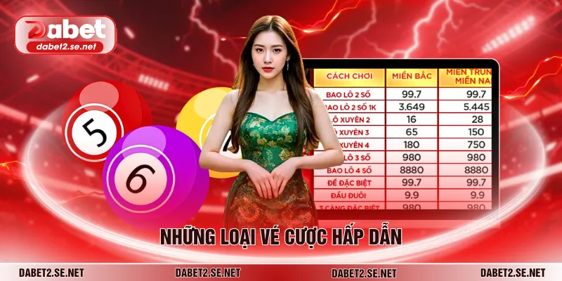 Những loại vé cược hấp dẫn